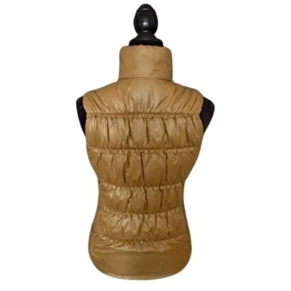 Patagonia Women's Lidia Gold Quilted Puffer Vest XS - Picture 5 of 7